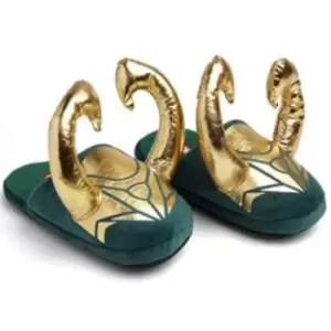 Marvel Loki Horned Slippers - S-M