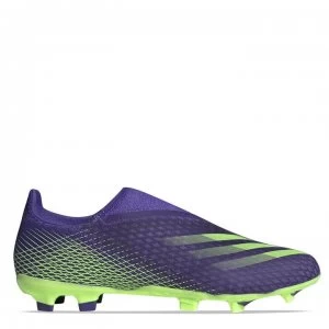 adidas X Ghosted.3 Football Boots Firm Ground - Ink/SignGreen