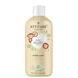 Attitude Baby Leaves Bubble Wash - Pear Nectar