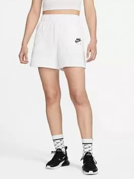 Nike Air NSW Fleece Shorts - White Size M Women