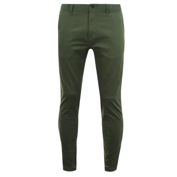 Jack Wills Skinny Chinos - Dark Green