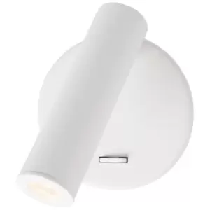 Merano - Burnaby Reading Light Sand White Aluminium LED 3W 3200K