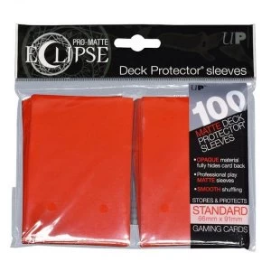 Ultra Pro Eclipse PRO-Matte Apple Red Standard 100 Sleeves (case of 6)