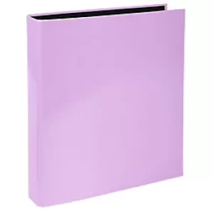 Aquarel Ring Binder 2D Rings 25mm, S40mm, Mauve, Pack of 10