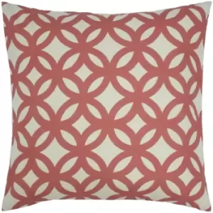 Nomi Monoprint Cushion Berry, Berry / 45 x 45cm / Polyester Filled