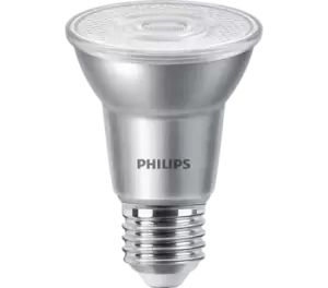 Philips Master Value LED 6W-50W ES E27 PAR20 R63 3000K Dimmable Bulb - Warm White - 76848500