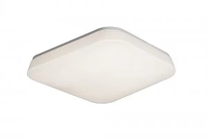 Flush Ceiling, Flush Wall 18W Medium LED 3000K, 1800lm, White Acrylic