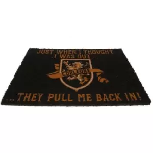 The Godfather Crest Door Mat (One Size) (Black/Brown)