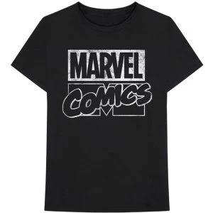 Marvel Comics - Logo Unisex Small T-Shirt - Black