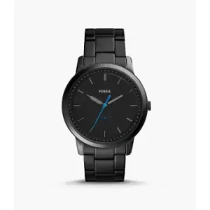 Fossil Mens The Minimalist Slim Three-Hand Stainless Steel Watch - Black