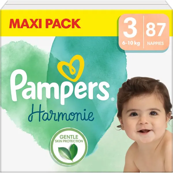 Pampers Harmonie Size 3 87 Nappies