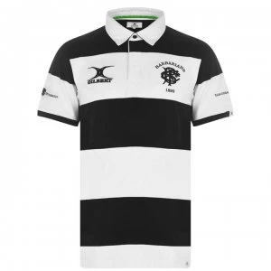 Gilbert Barbarians Polo Shirt Mens - White/Black