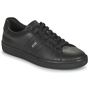 Hugo Boss Ribeira Low Tennis Trainers Black Size 8 Men