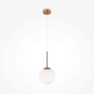 Maytoni Basic Form Large Modern Globe Pendant Ceiling Light Gold E14