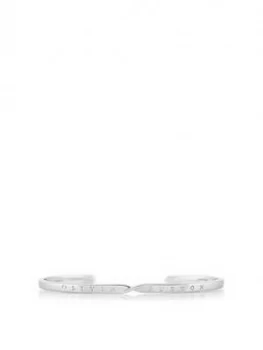 Olivia Burton Classic Twist Bangle Silver