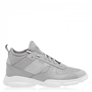 Hugo Boss Rapid Hi Top Trainers Grey 050 Men