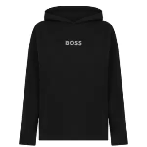 Boss Diamante Logo Hoodie - Black