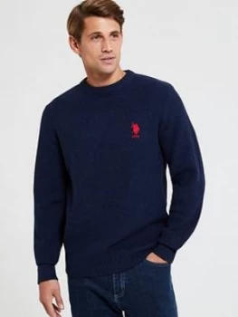 U.S. Polo Assn. U.S Polo Assn Waffle Knit Crew