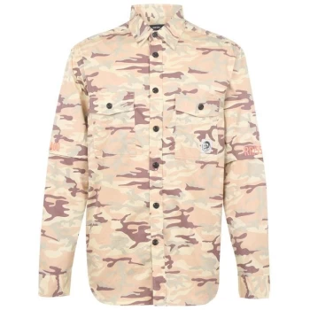 Diesel S Ronnie Camo Overshirt - Green