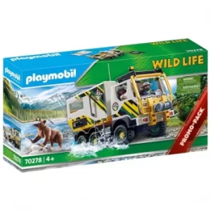 Playmobil Wild Life Expedition Truck Playset