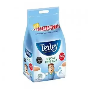 Tetley One Cup Decaffeinated Tea Bags Pack 440 NWT1575 39533NT