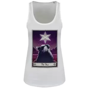 Deadly Tarot Womens/Ladies The Star Felis Floaty Tank Top (XXL) (White)