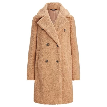 Lauren by Ralph Lauren LRL Teddy Faux Fur Coat - LT Tan