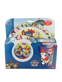 Paw Patrol Kids Micro Dinner Set