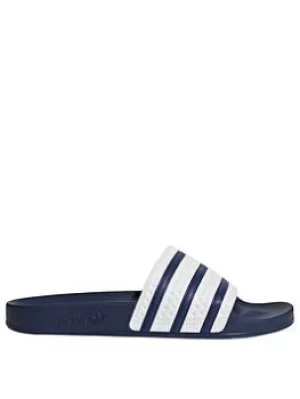 adidas Originals Adilette Sliders, Blue, Size 7, Men