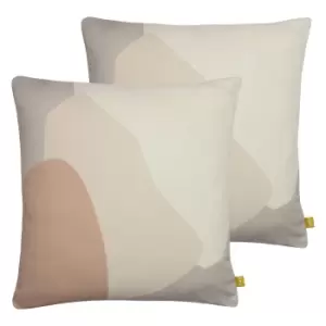 Sandpebble Twin Pack Polyester Filled Cushions