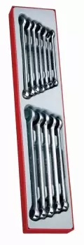 Teng Tools TTXLMP12 12 Piece - Extra Long Combination Spanner Set in Tray