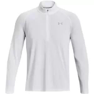 Under Armour Streaker Half Zip Top Mens - White