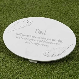 Thoughts of You Resin Memorial Plaque - Dad