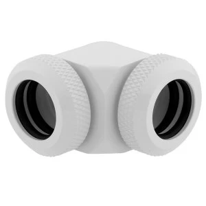 Corsair XF Hardline 90 Angled 14mm White Fitting - Twin Pack (CX-9052020-WW)