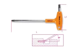 Beta Tools 96TBP 10mm Ball Head Hex Key Wrench High-Torque Handle 000960692