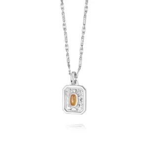 Daisy London November Citrine Birthstone Necklace Sterling Silver