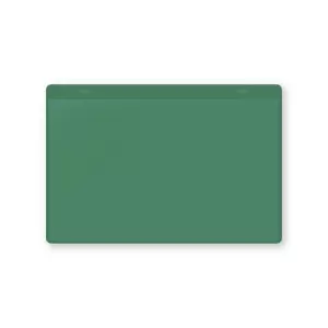 Document pouches, self adhesive, A5 landscape, pack of 10, green