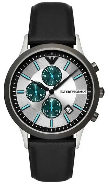 Emporio Armani AR11473 Mens Chronograph Silver Dial Watch