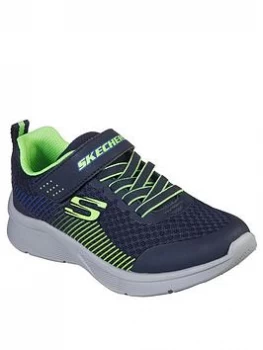 Skechers Boys Microspec Trainers - Navy, Size 11 Younger