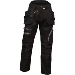 Regatta Mens Execute Holster Premium Work Trousers (32R) (Black) - Black