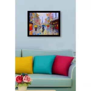 SC0715 Multicolor Decorative Framed MDF Painting