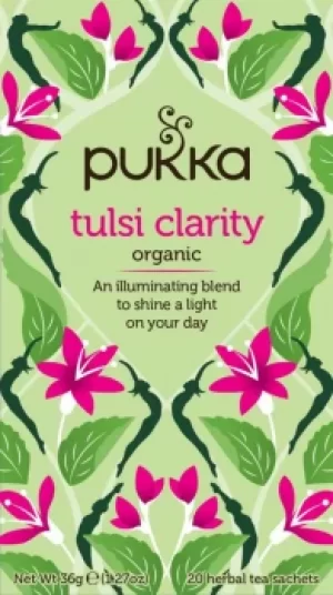 Pukka Herbs Tulsi Clarity herbal tea 20 sachet