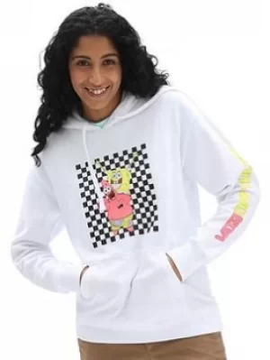 Vans Vans X Spongebob Best Buddies Hoodie, White, Size S, Women