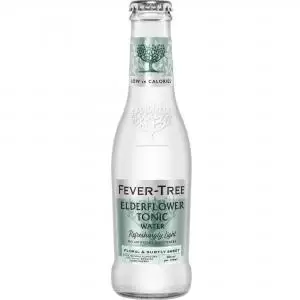 Fever Tree Refreshingly Light Elderflower Tonic Water 24x200ml NWT3613