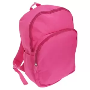 Mucky Fingers Unisex Kids Plain School Backpack/Rucksack (One Size) (Fushia)