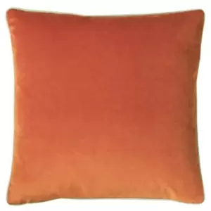 Furn Cohen Velvet Cushion Cover (One Size) (Tangerine) - Tangerine