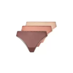 Tommy Bodywear 3P THONG - Brown