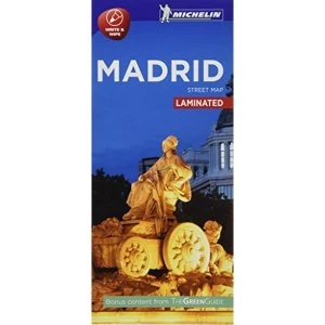 Madrid - Michelin City Map 9211 Laminated City Plan Sheet map 2016