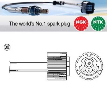 1x NGK NTK Oxygen O2 Lambda Sensor OZA527-E6 OZA527E6 (0463)