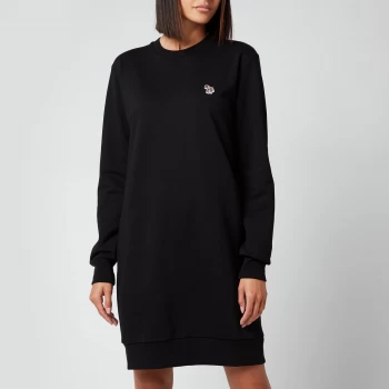 Paul Smith Womens Zebra Sweatshirt Dress - Black - M